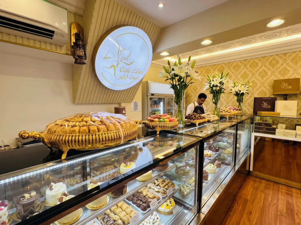 Cute Lilies Bakery Interior Ajman