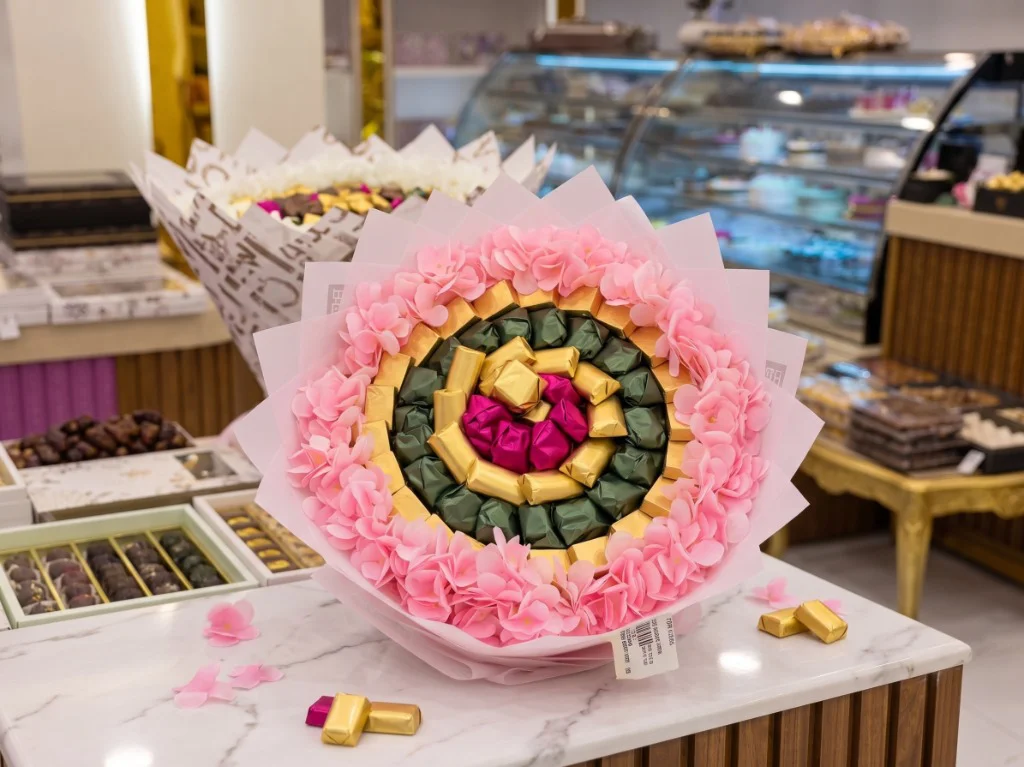Cute Lilies Chocolate Bouquet